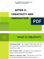 Chapter 3: Creativity and Innovation