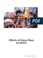 Effects of Rana Plaza Accident