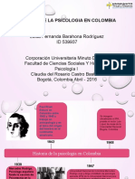 Historia de La Psicologia en Colombia