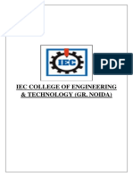 Iec College of Engineering & Technology (Gr. Noida)