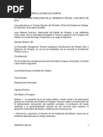 Ley Ambiental para El Estado de Chiapas