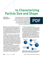 Articulo A Guide To Characterizing Particle Size and Shape PDF