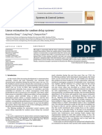 Linear Estimation For Random Delay Systems