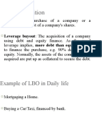 LBO Definition: Buyout: The Purchase of A Company or A