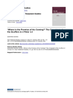 Adams (2005) - Where Is The Promise of His Coming. The Complaint of 2Pt 3,2-5