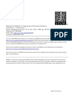 Kantorovich Mathematical Methods Organizing Planning Production 1939