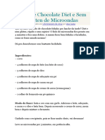 Bolo de Chocolate Diet e Sem Glúten de Microondas