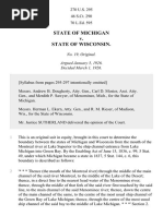 Michigan v. Wisconsin, 270 U.S. 295 (1926)