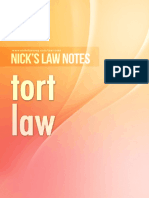 Nick's Notes - Tort PDF