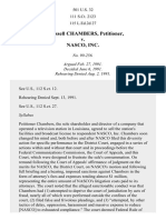 G. Russell CHAMBERS, Petitioner, v. Nasco, Inc