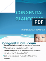 Congenital Glaucomas 