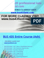 BUS 435 AID Professional Tutor