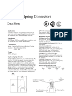 Electrical Spring Connectors: Data Sheet