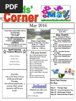 May 2016 Kids Corner