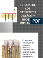 Estudio de Los Diferentes Diseños y Tipos de