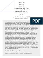 League v. Texas, 184 U.S. 156 (1902)