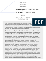 Excelsior Wooden Pipe Co. v. Pacific Bridge Co., 185 U.S. 282 (1902)