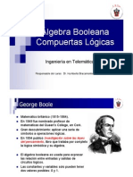 Algebra Booleana y Compuertas Lógicas, AND, OR, NOT