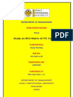 BCG Matrix of Lic by - Haziq Mushtaq