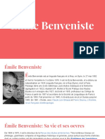 Emile Benveniste Presentation Son