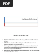 Statistical Distributions