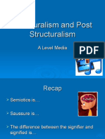 Structuralism and Post Structuralism