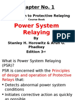 Chapter No. 1 Power System Relaying by Stanley