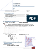 Formulation Du Beton Methode de DREUX