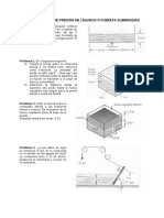 Problemas Fuerzas Sumergidas