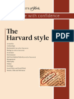 Harvard Style of Referencing