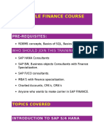 SAP Simple Finance Online Training