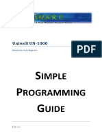 Uniwell UN-1000 - Cash Register Manual