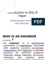 Introduction To IESL B Paper