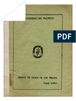 Kafka Folke, Apuntes de Teoría de Los Precios (1978)