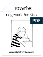 Proverbs Copywork