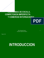 Economia A Escala y Comercion Intraindustrial