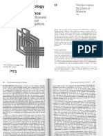 Merton - 1942 - The Normative Structure of Science