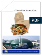 Biogas From Kitchen Waste Full Report