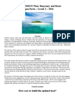 4 Science Unit Plan - Buoyancy and Boats - Smaller File Size