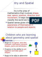 Geometry and Spatial Sense