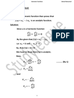 4 Harmonic Function Solved Numericals