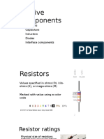 Passive Components: Resistors Capacitors Inductors Diodes Interface Components