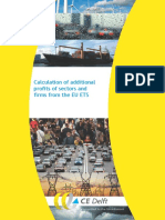 CE Delft - Calculation of Additional Profits of Sectors and Firms From The EU ETS