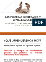 Clase 10 - Las Primeras Civilizaciones, Caracteristicas Generales