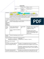 Lesson Plan: Learning Goal: Understand