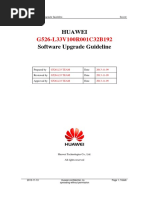 HUAWEI G526-L33V100R001C32B192 Software Upgrade Guideline