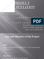 Solar Driven Cycle