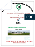 BSNL Project MBA Nitish