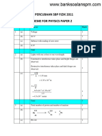 Skema Fizik Tingkatan 5 Kertas 2 Pep Percubaan SPM SBP 2011