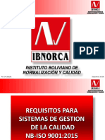 REQUISITOS SistemaGestionCalidad IBNORCA